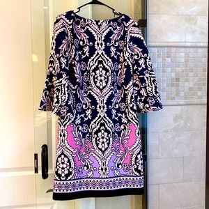 Just Taylor Paisley Dress